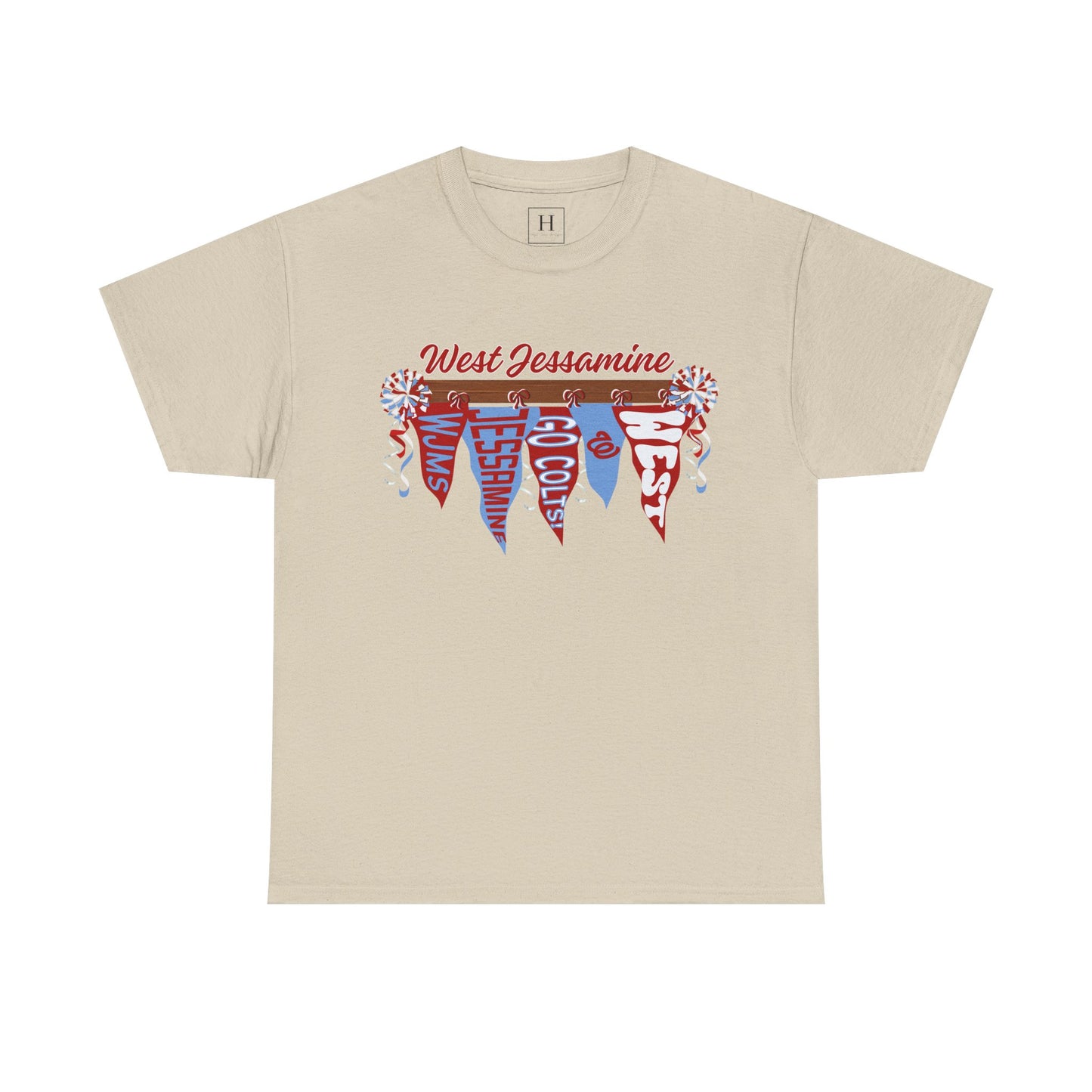 WJMS : West Jessamine Pennant Flags - Unisex Shirt