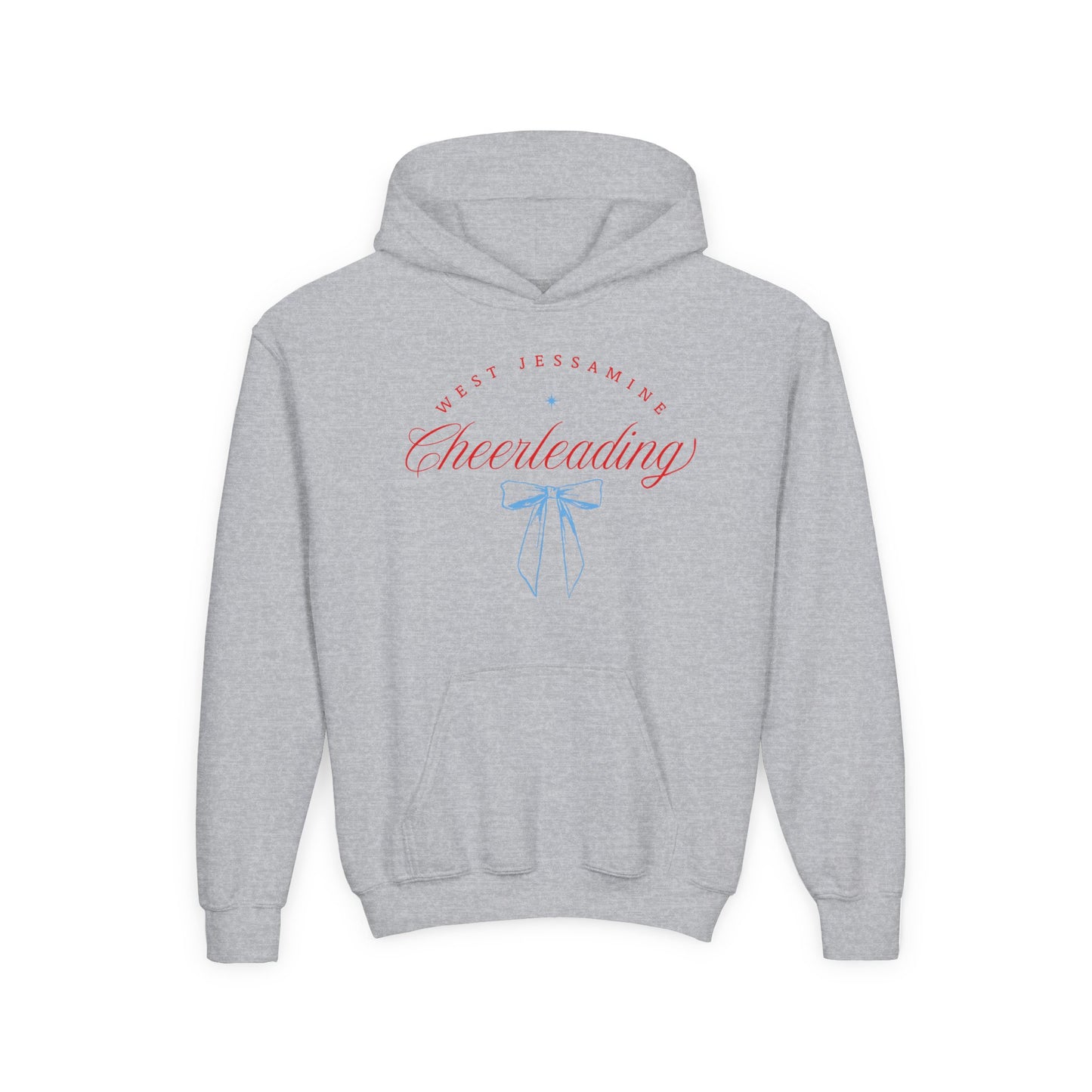 Youth Hoodie -- Cheerleading Bows Unisex Tee - West Jessamine Coquette Design