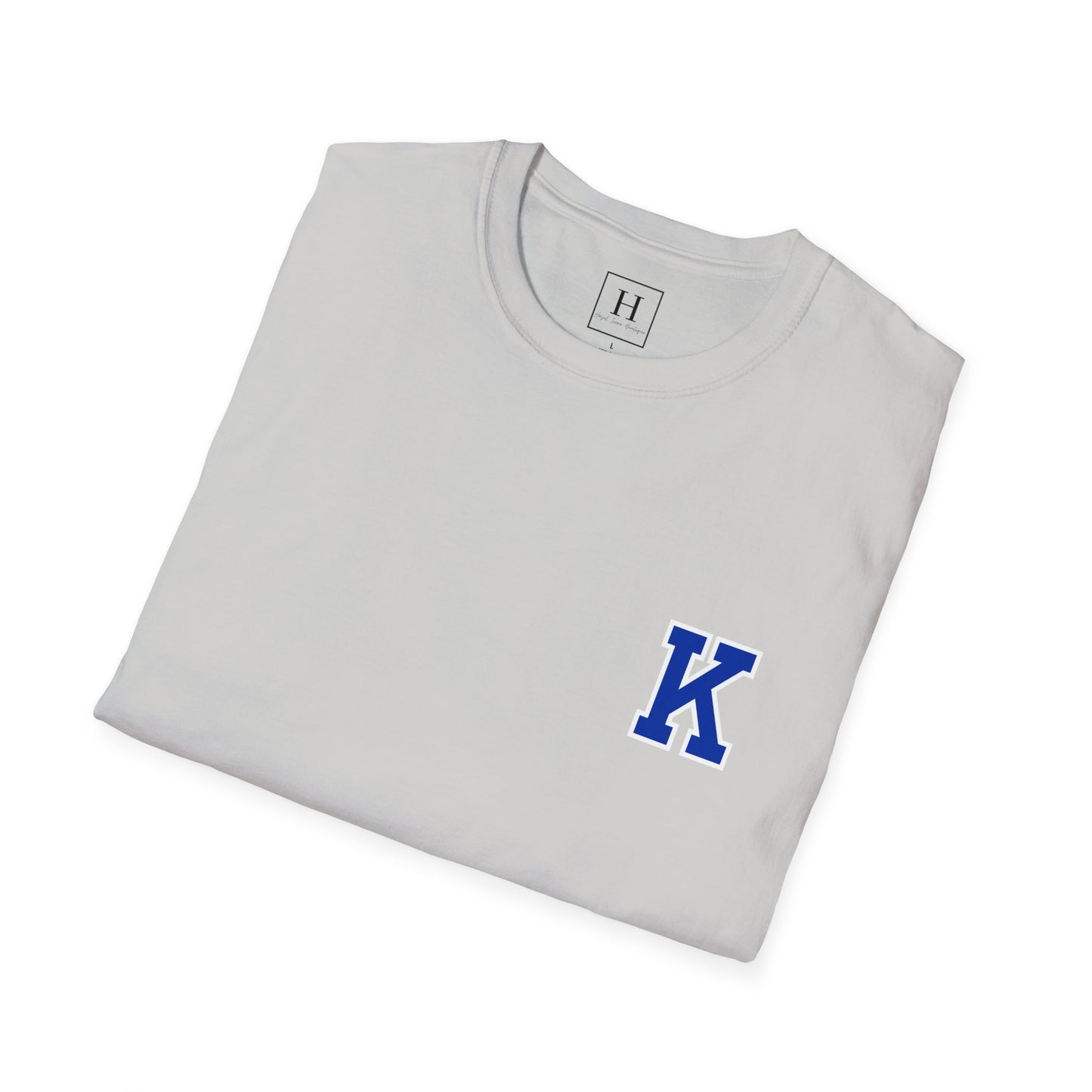 Kentucky Ribbon/Bow Baseball T-shirt (Front and Back)
