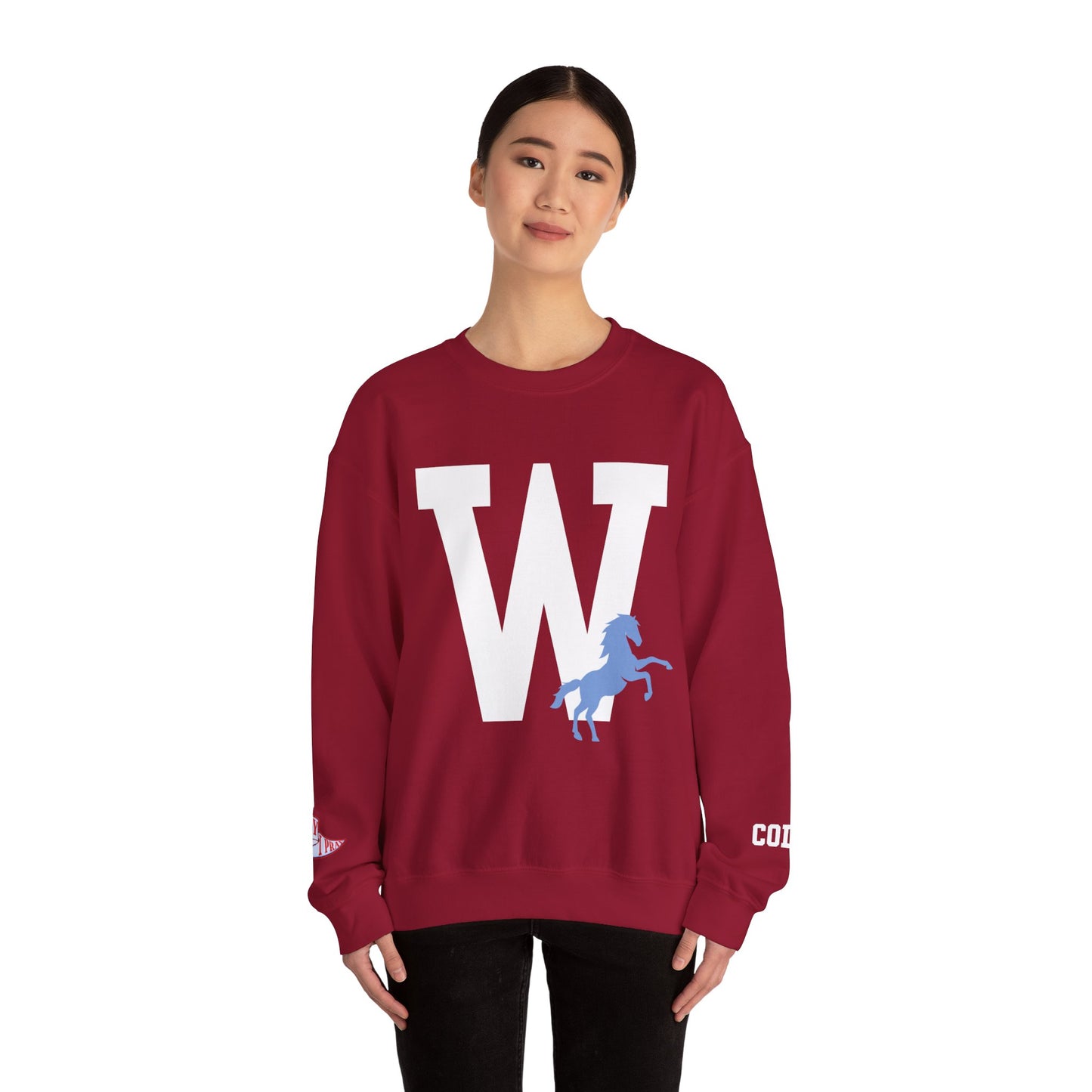 Crewneck Sweatshirt - W HORSE Colts Sweater West Jessamine