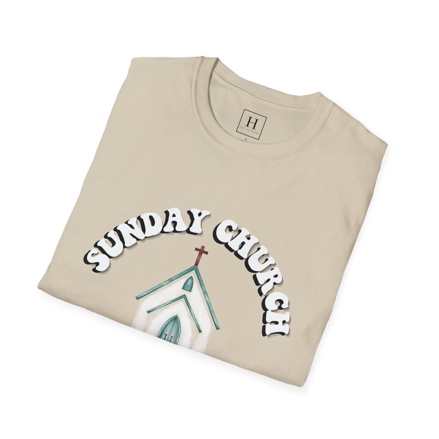 Sunday Church Club Christian T-shirt