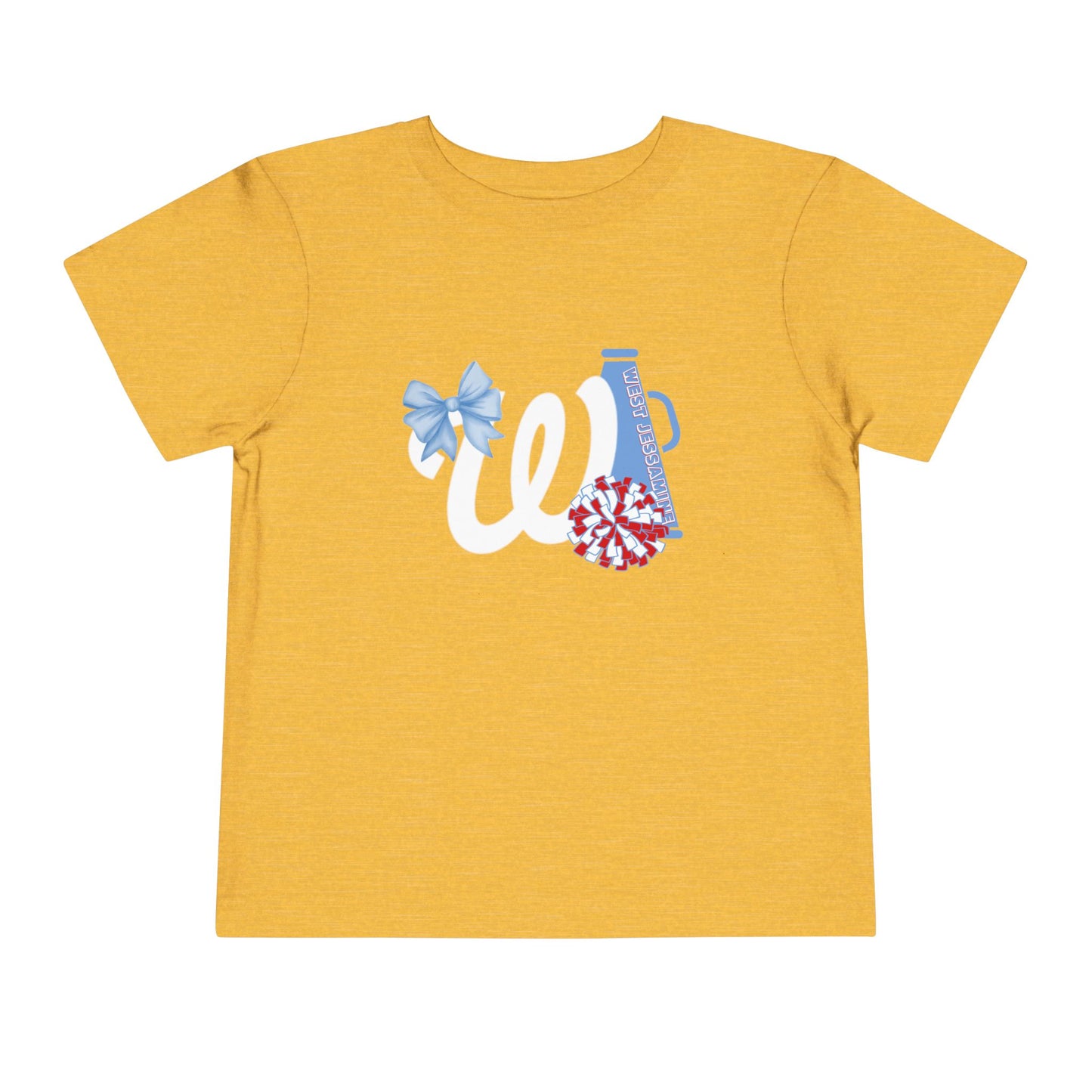 Toddler; West Jessamine Coquette W Logo with Bow; Let's Go Colts - Unisex T-shirt