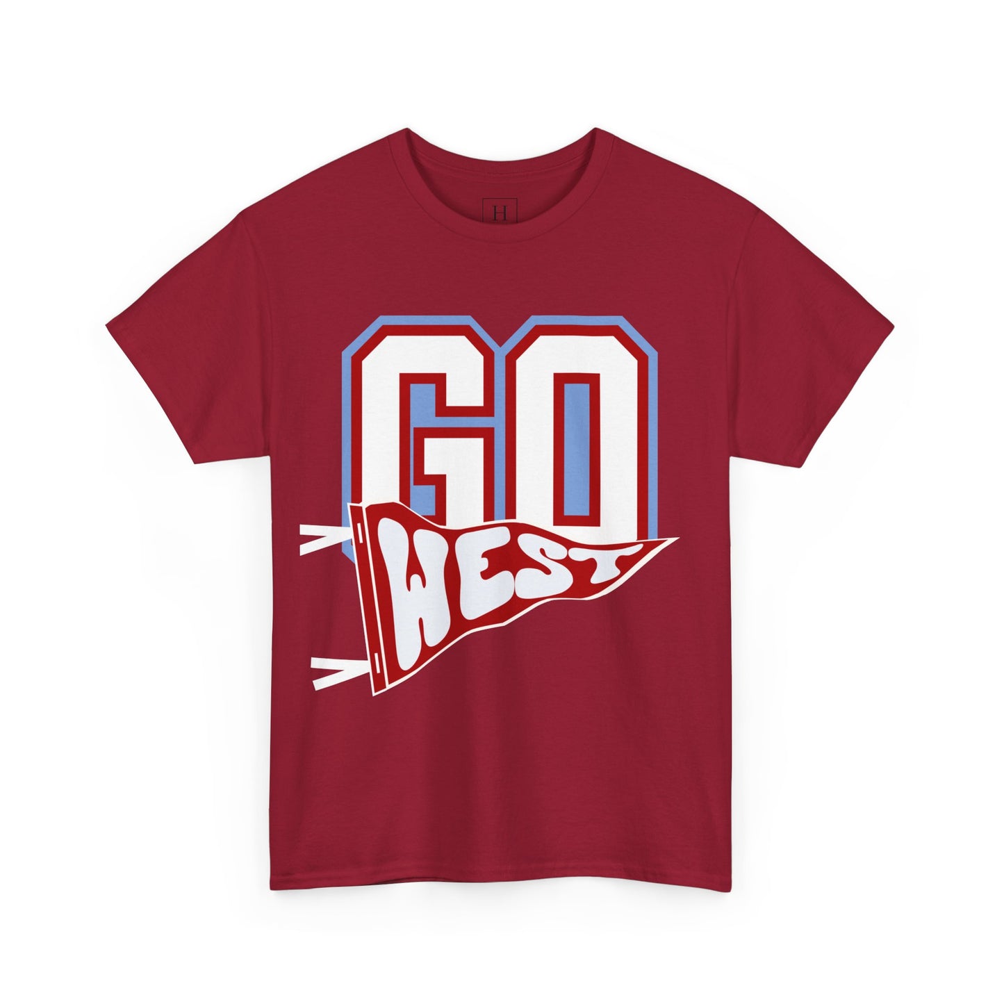 GO WEST Pennant Flag - Unisex