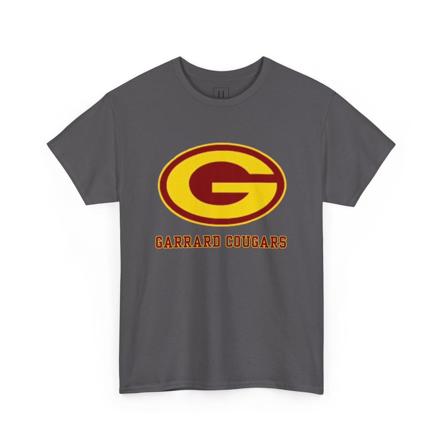 Gold (G) Garrard Middle Cougars T-Shirt (Front Only)