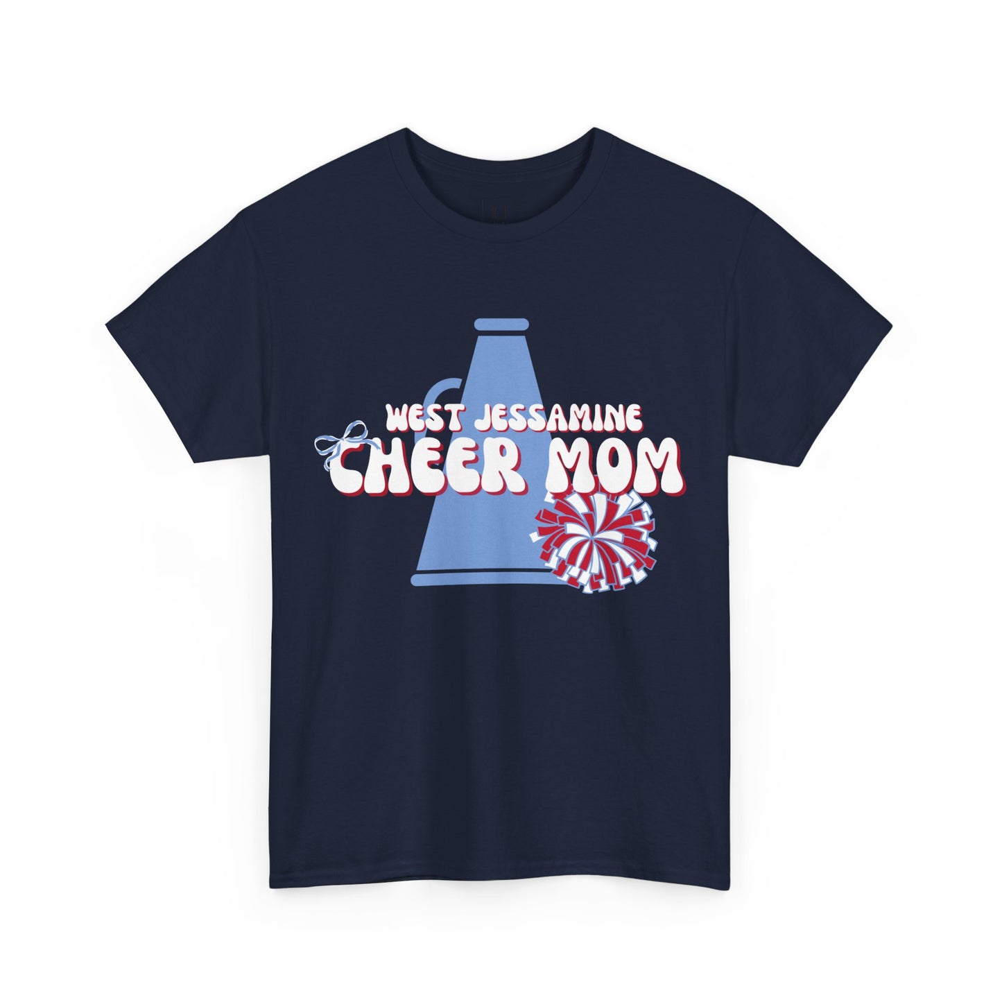 West Jessamine Cheer Mom Megaphone & Pom - Unisex Shirt