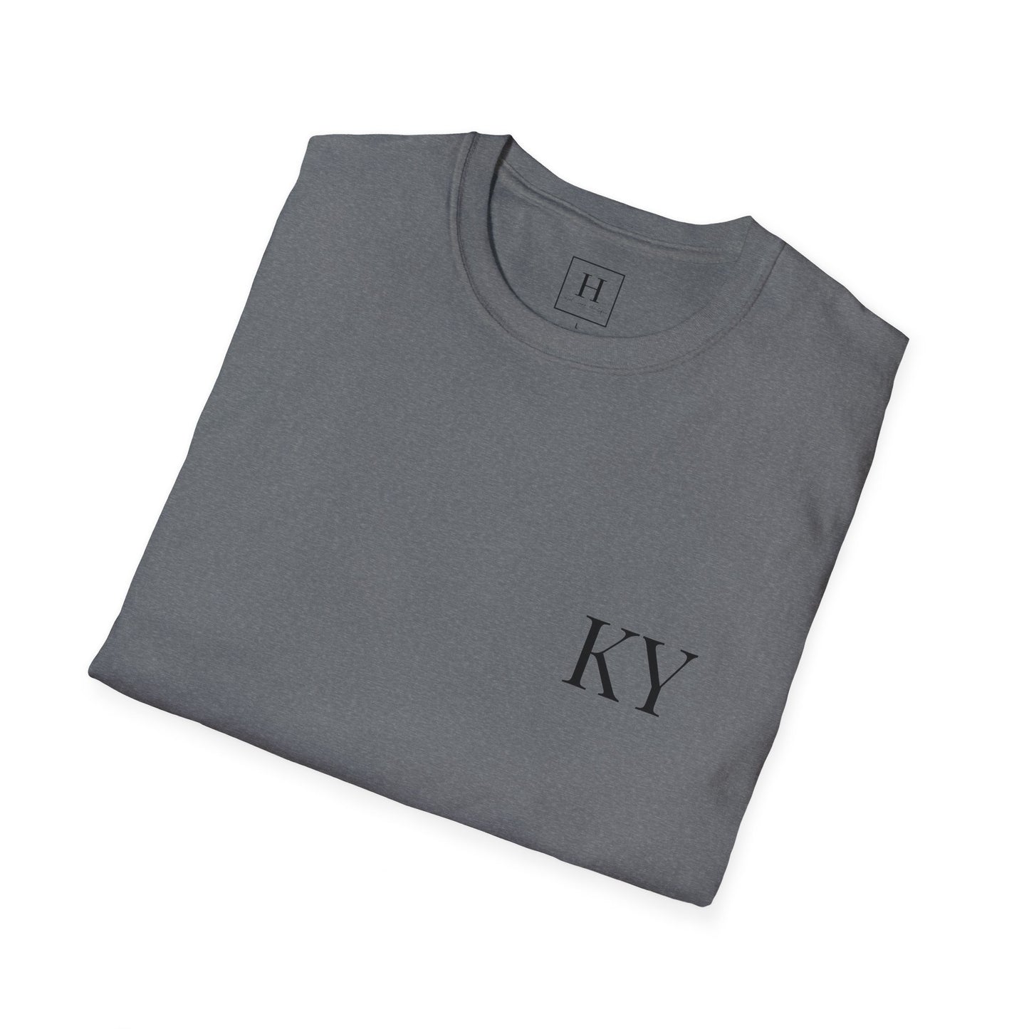 Kentucky KY UK Blue Jersey Short Sleeve Tee (front and back)