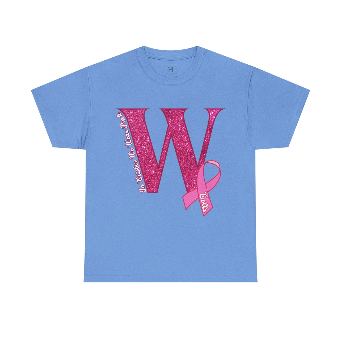 West Jessamine Colts; In October We Wear Pink; Breast Cancer Awareness Month - Unisex Tee