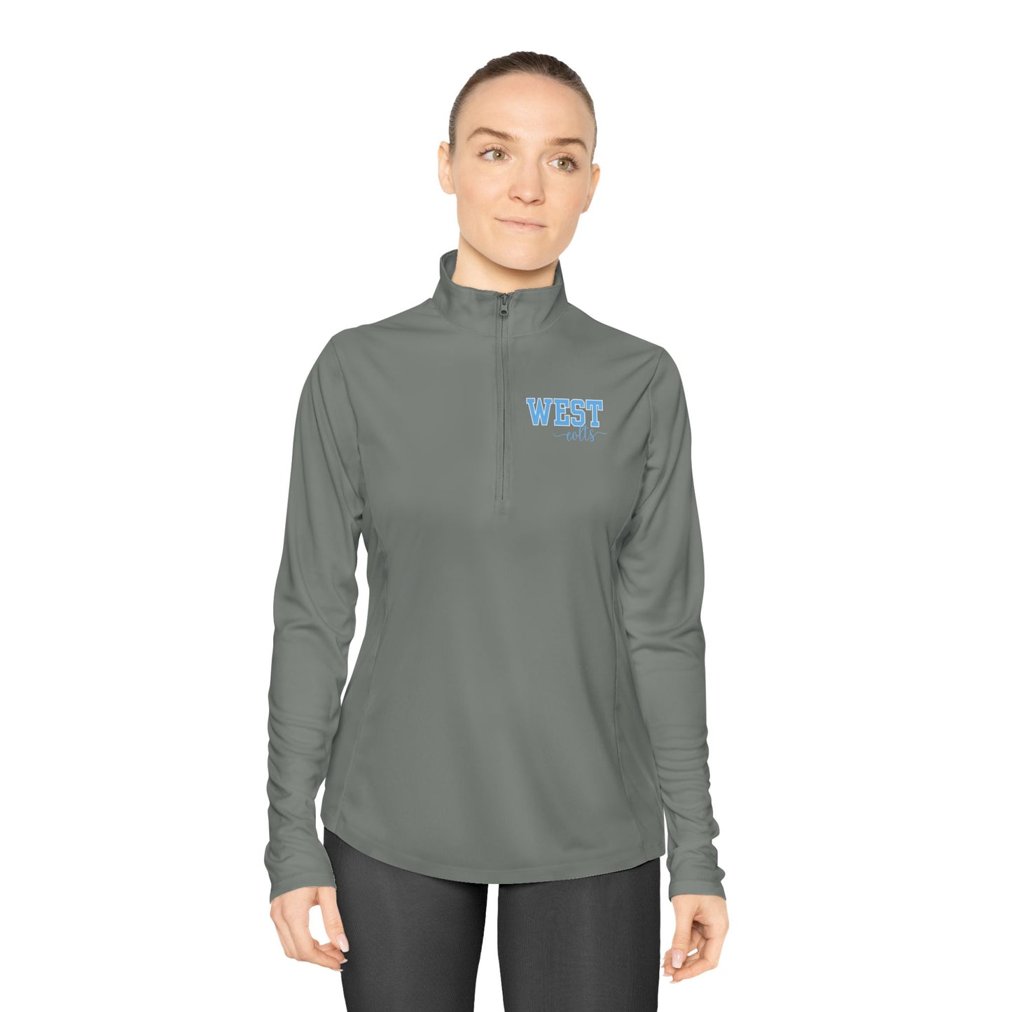 WEST JESSAMINE COLTS --- Stylish Womens Quarter-Zip Pullover for Casual Elegance, Comfortable Layering, Athletic Wear, Spring Fashion, Gift for Mom, College Apparel