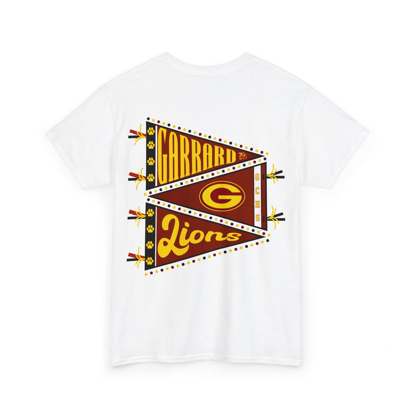 Garrard County High School Golden Lions Pride T-Shirt (Front & Back)