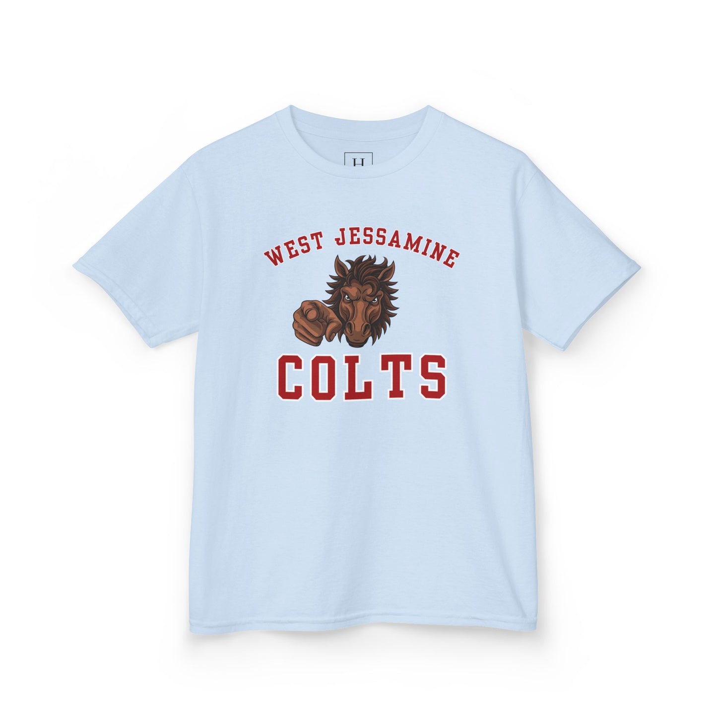 YOUTH --- West Jessamine Colts Mascot - YOU -- Unisex Tee