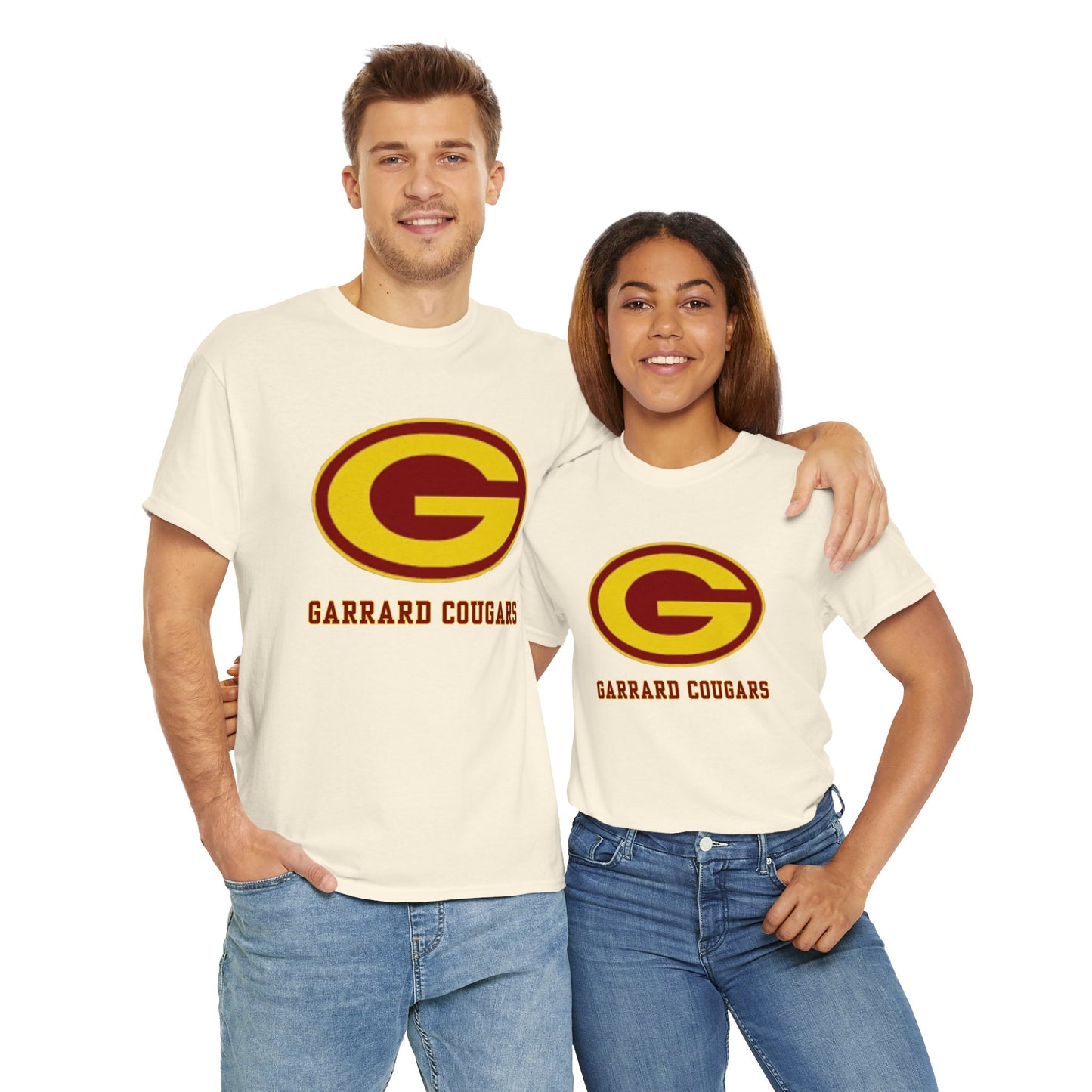 Gold (G) Garrard Middle Cougars T-Shirt (Front Only)