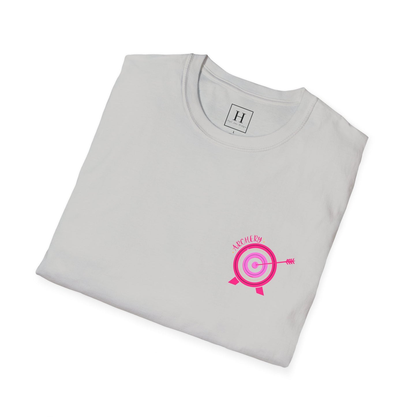 in my archery ERA pink tshirt