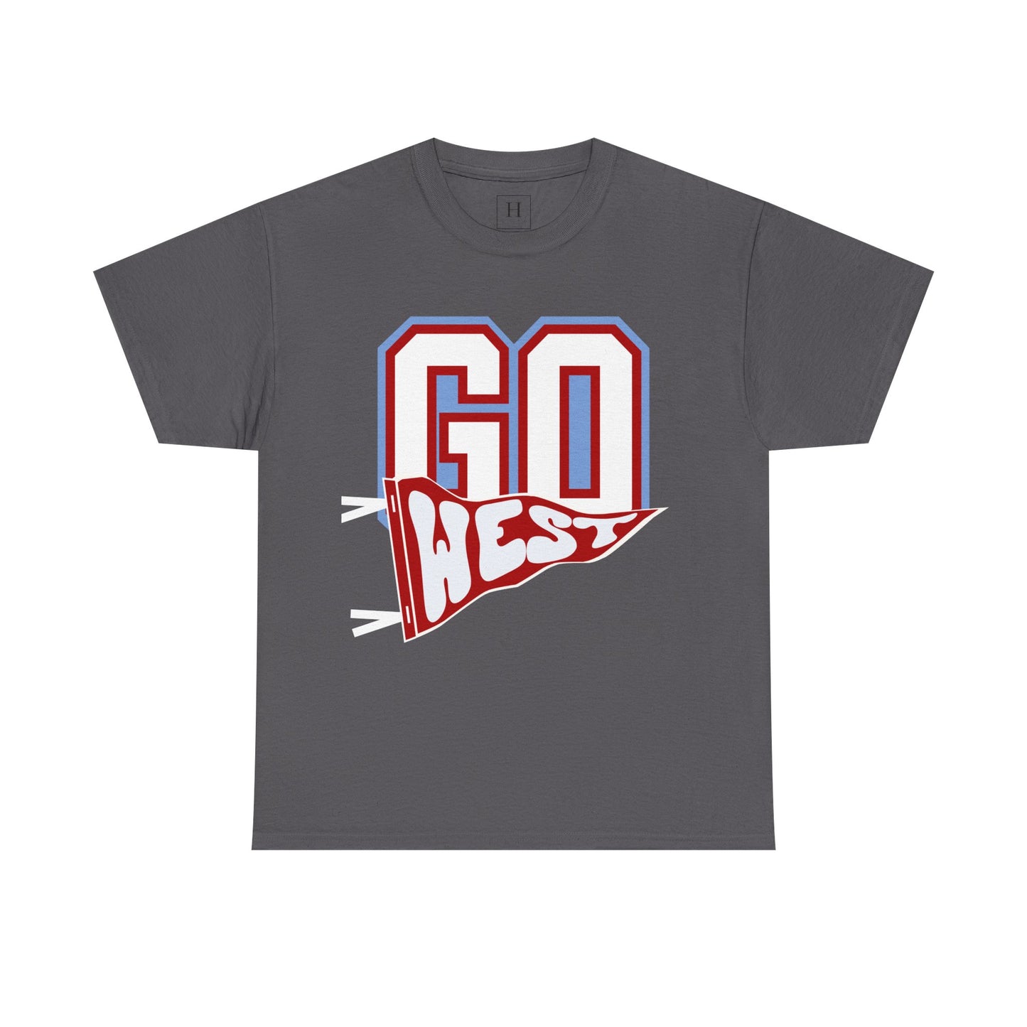 GO WEST Pennant Flag - Unisex