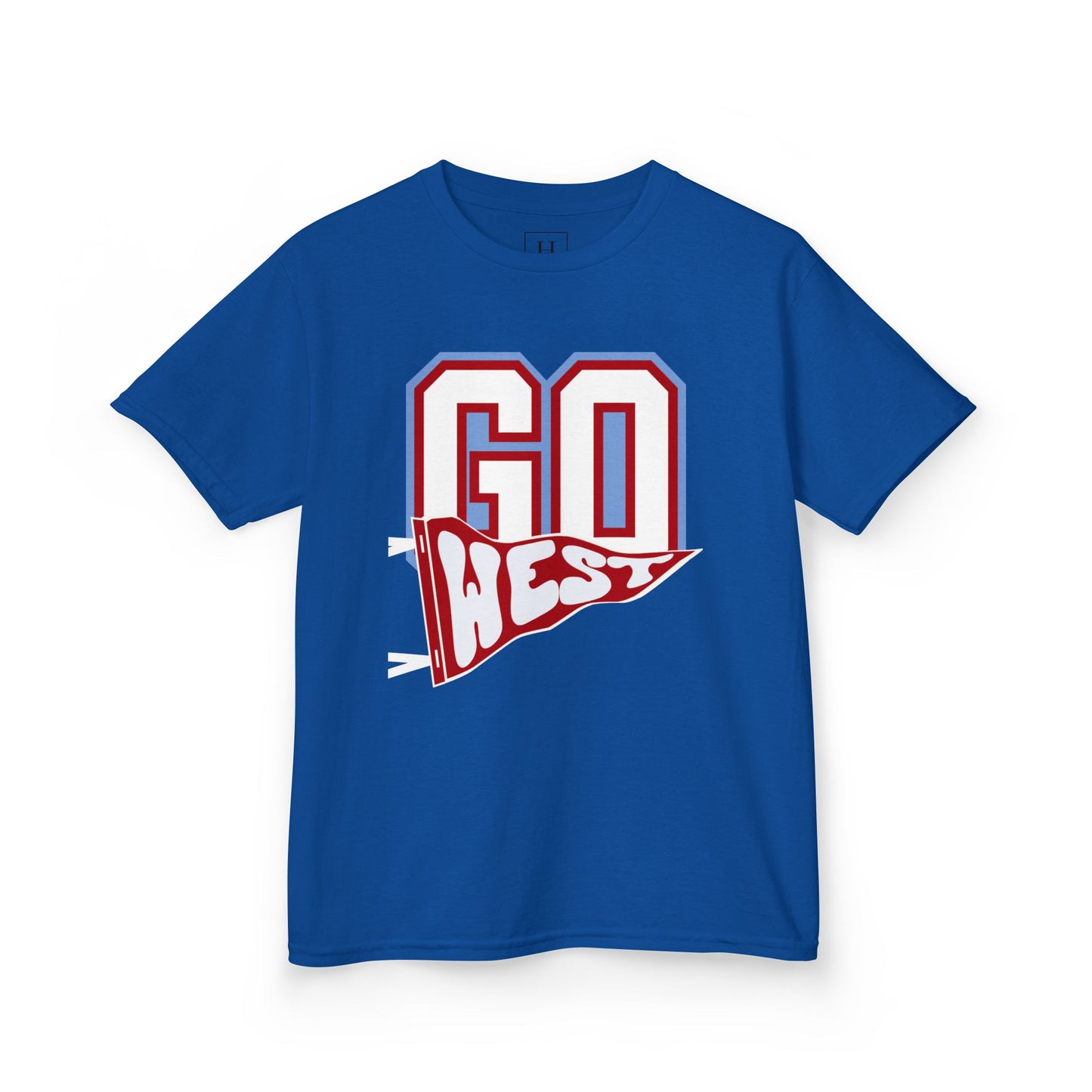 YOUTH -- GO WEST Pennant Flag - Unisex