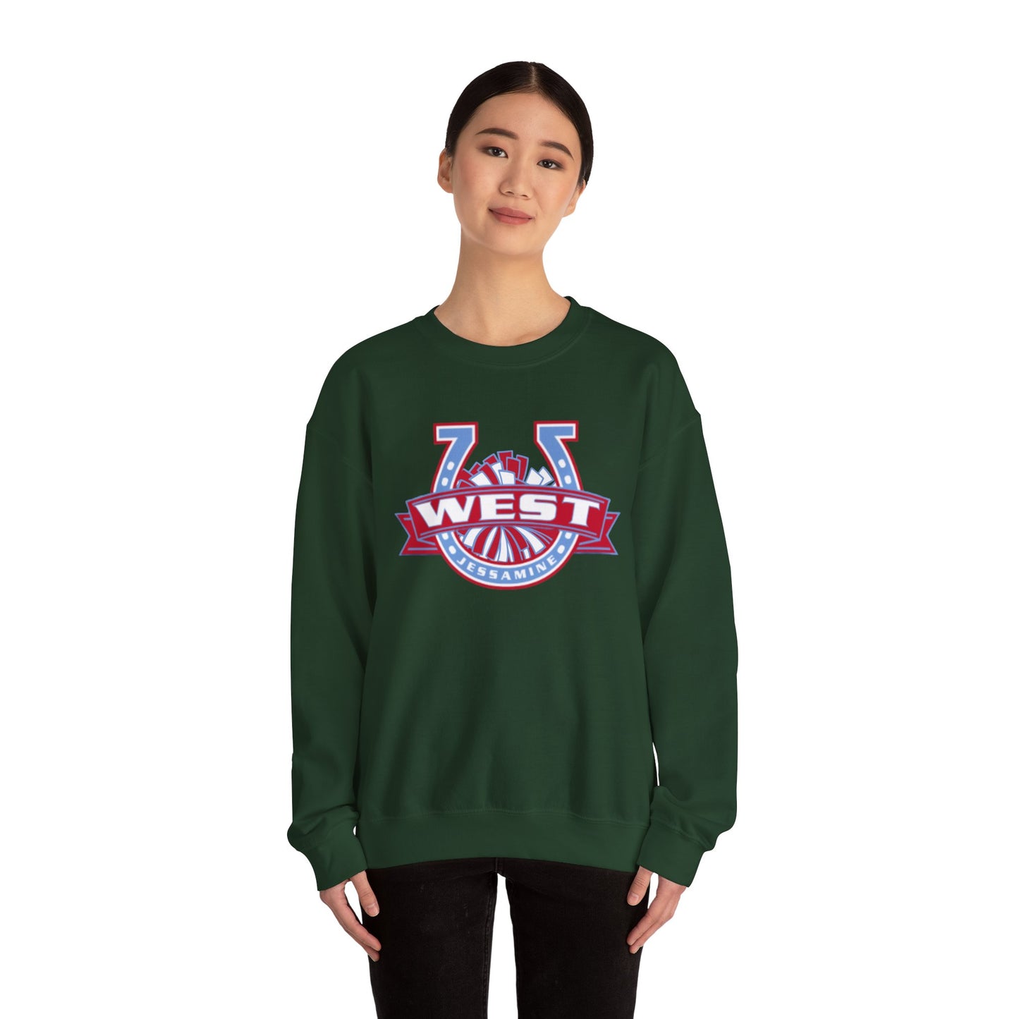 West Jessamine Horseshoe Logo w/ Pom Sweatshirt