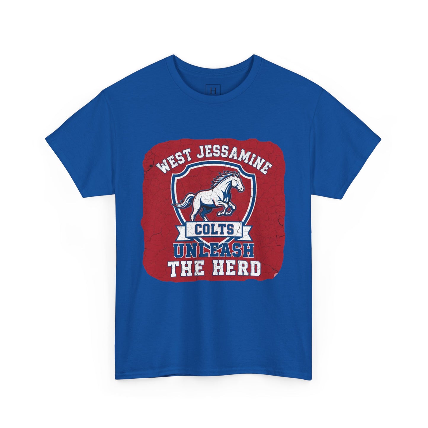 West Jessamine Colts - Unleash The Herd - Red BG Unisex Shirt