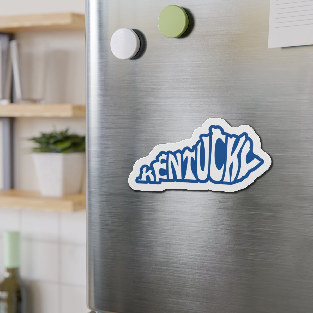 Kentucky Die-Cut Magnets for Home Decor, Stylish Refrigerator Magnet, Personalized Office Decor, Custom Gift Idea, Modern Home Accessories