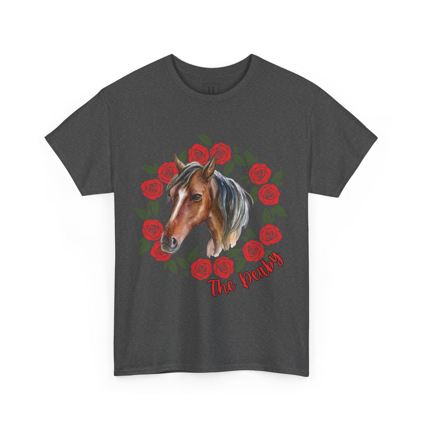 The Derby Horse & Rose Tee