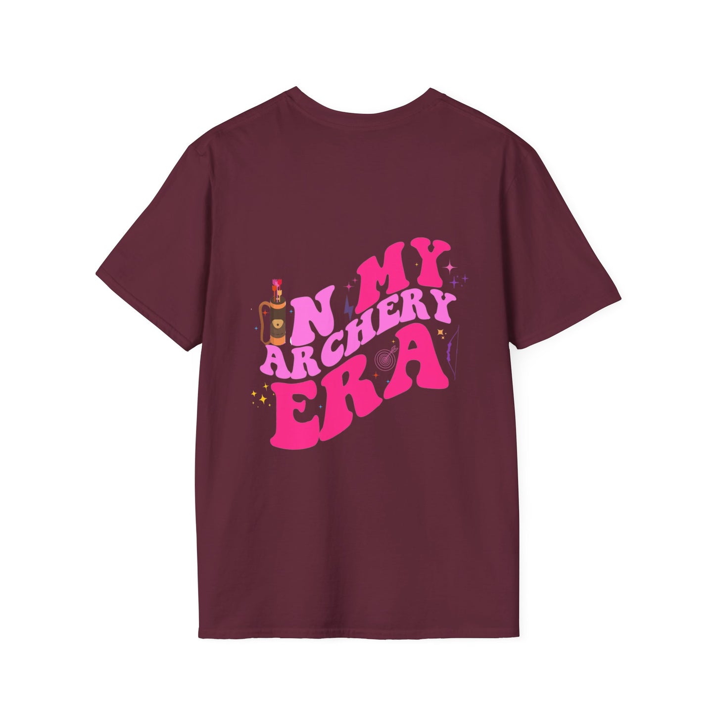 in my archery ERA pink tshirt