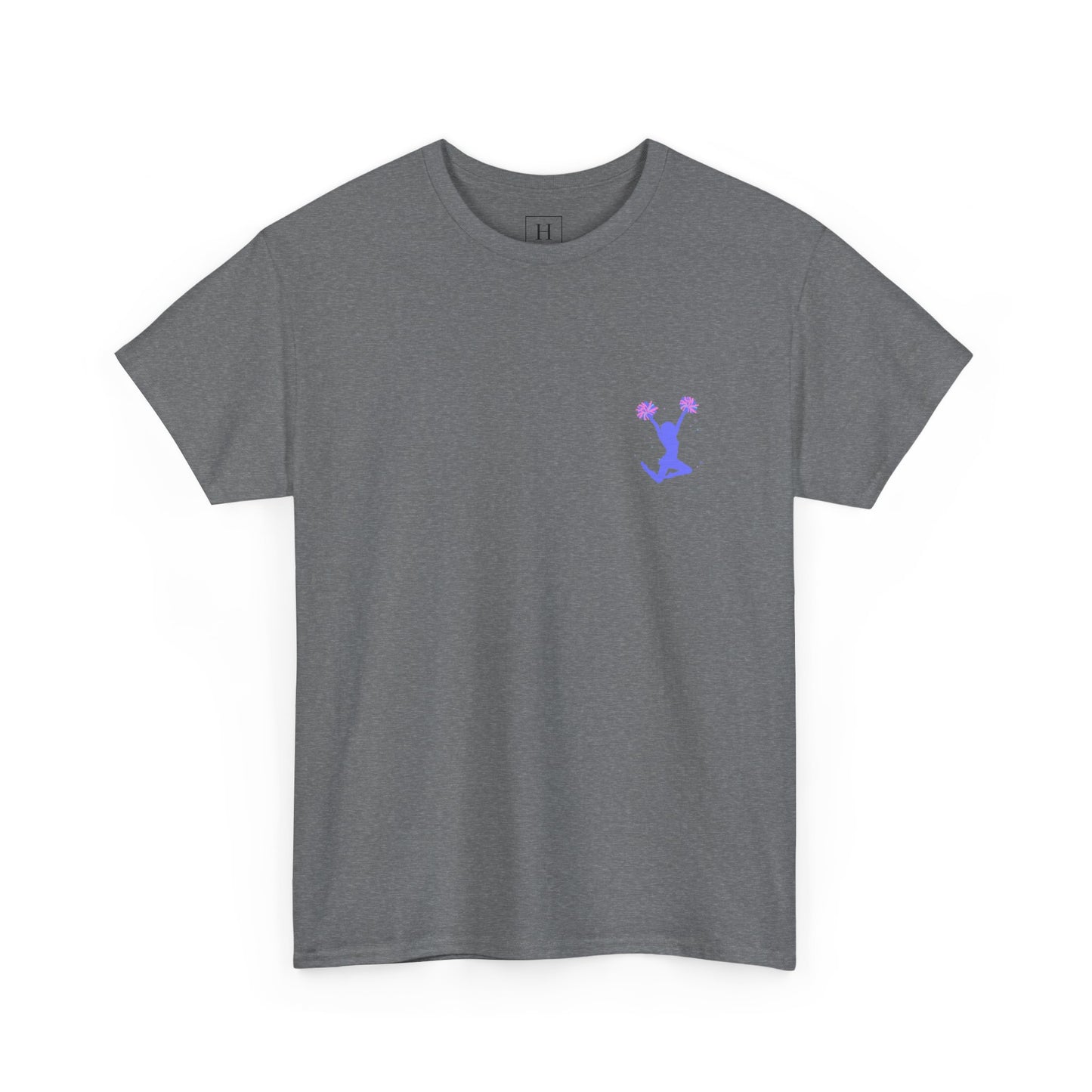 in my cheerleading era front and back cheer adult t-shirt