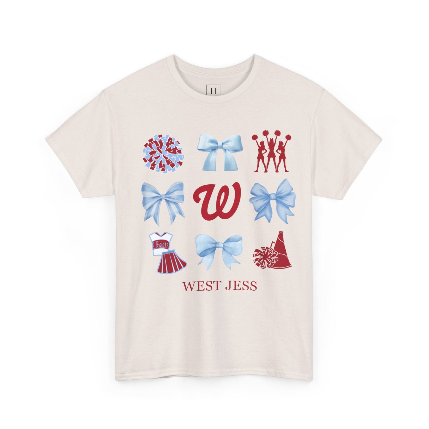 West Jessamine Colts Coquette Cheer Bows - Unisex Tee