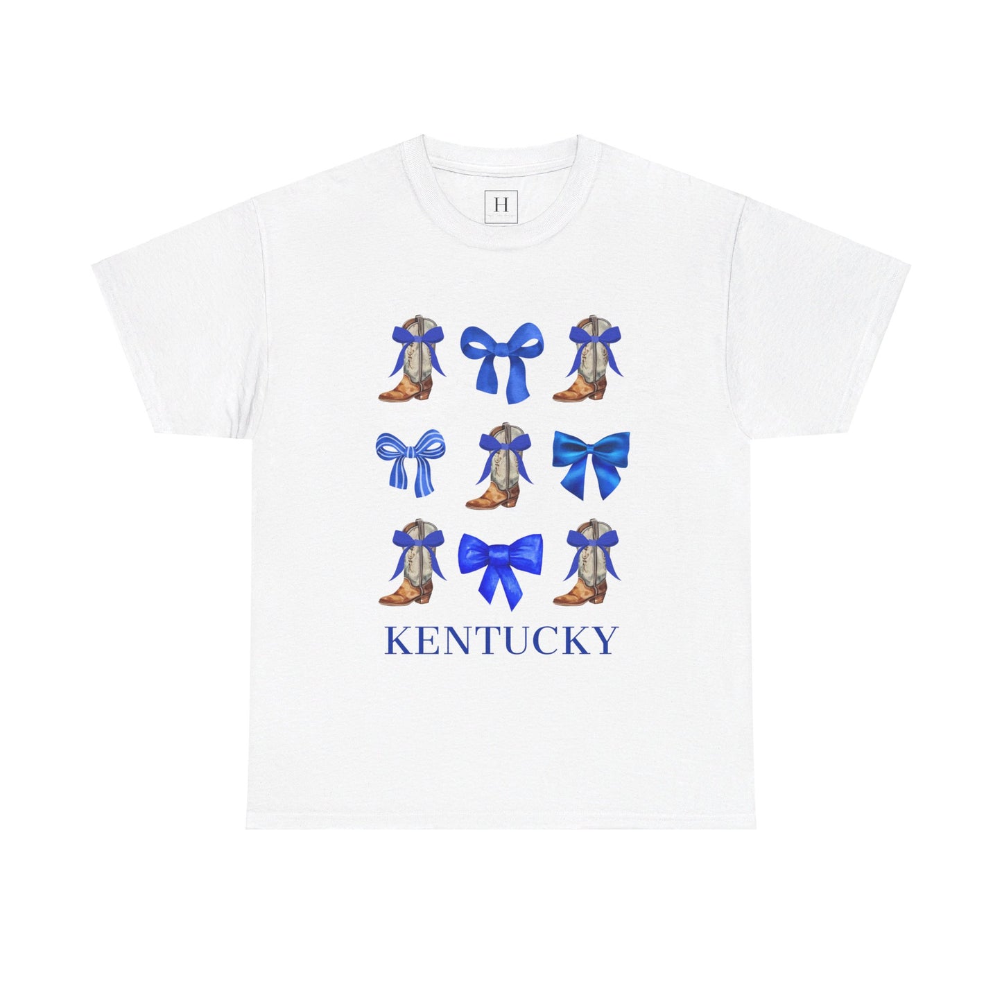 Kentucky Wildcats Coquette Bow and Cowgirl Boots Shirt