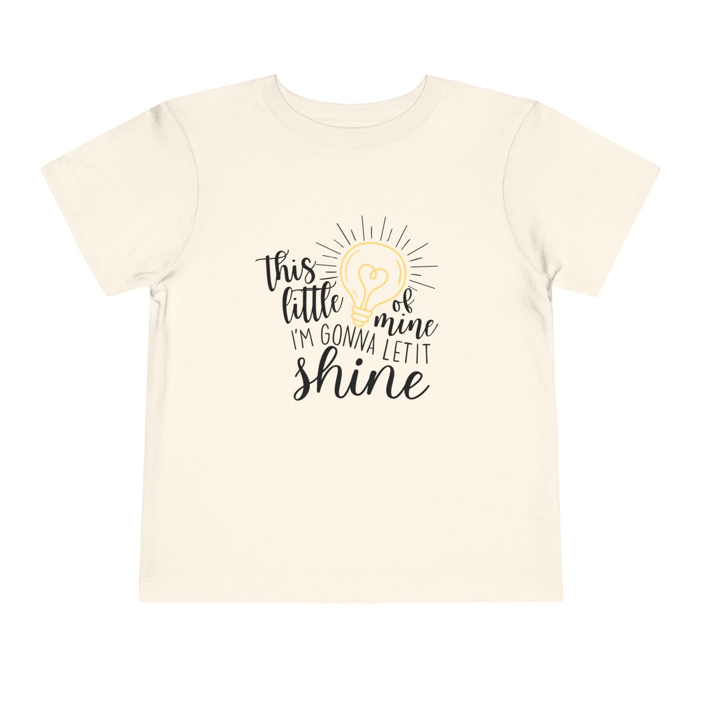 Toddler This Little Light Of Mine Christian Heavy Cotton Tee