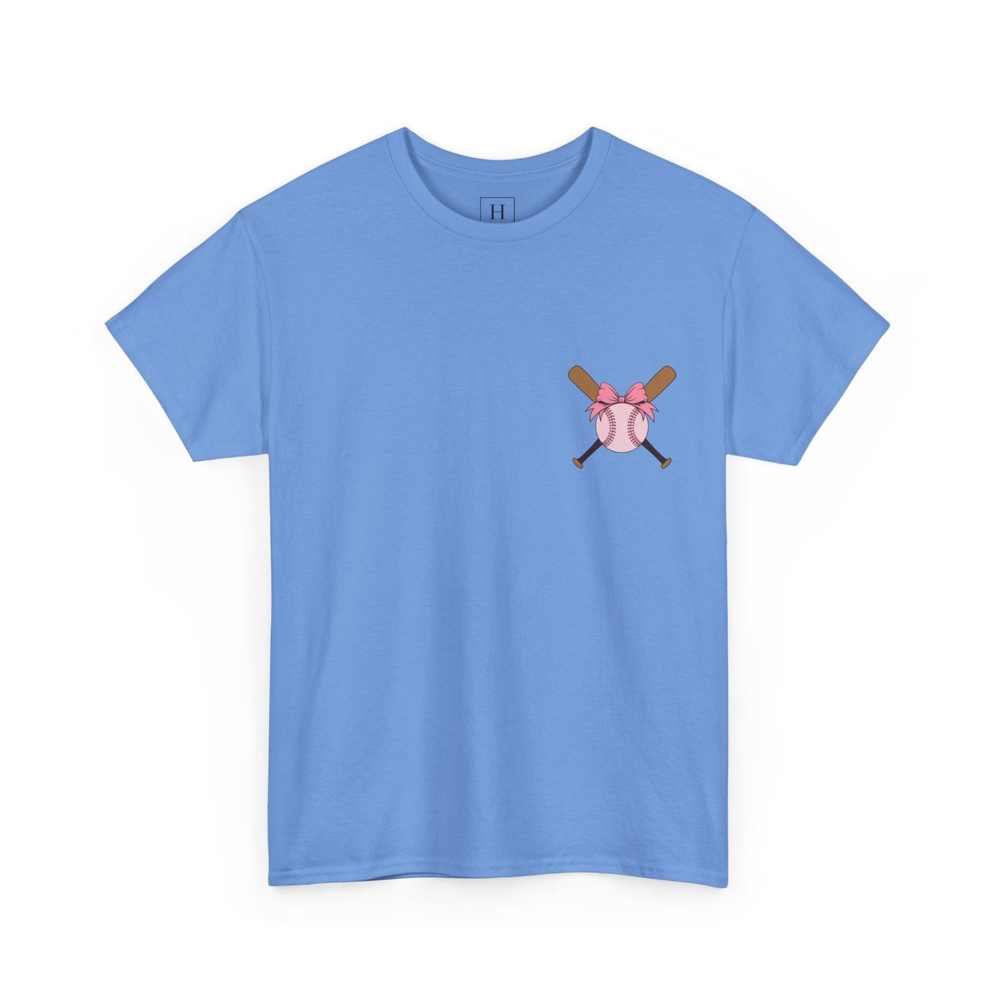 Softball/Baseball Sport Tee (Front & Back) - Unisex Heavy Cotton