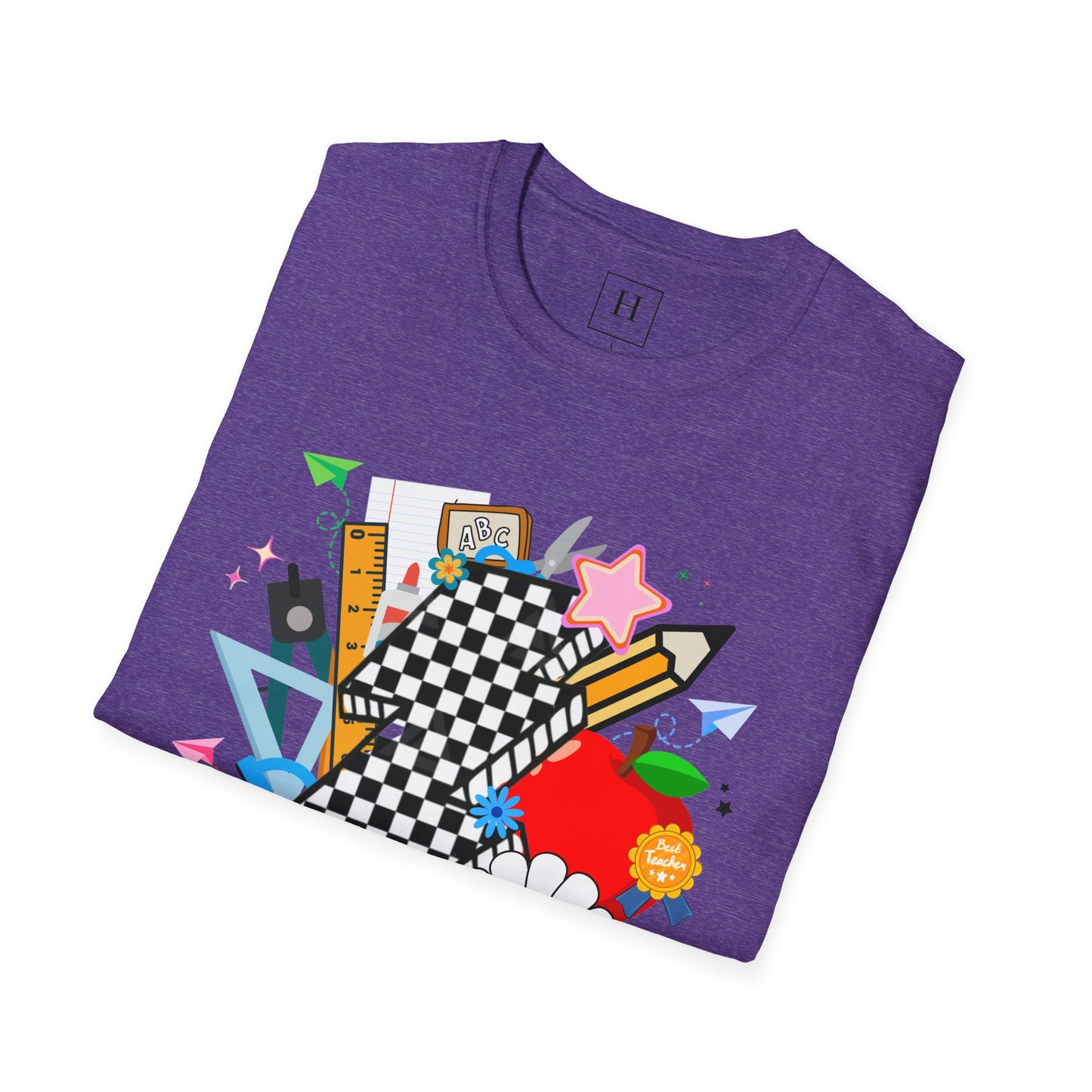 Retro Teacher T-Shirt (Front Only)