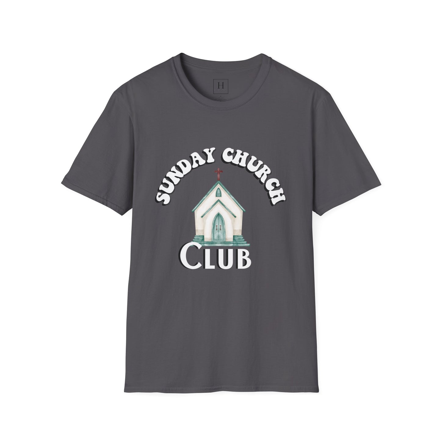 Sunday Church Club Christian T-shirt