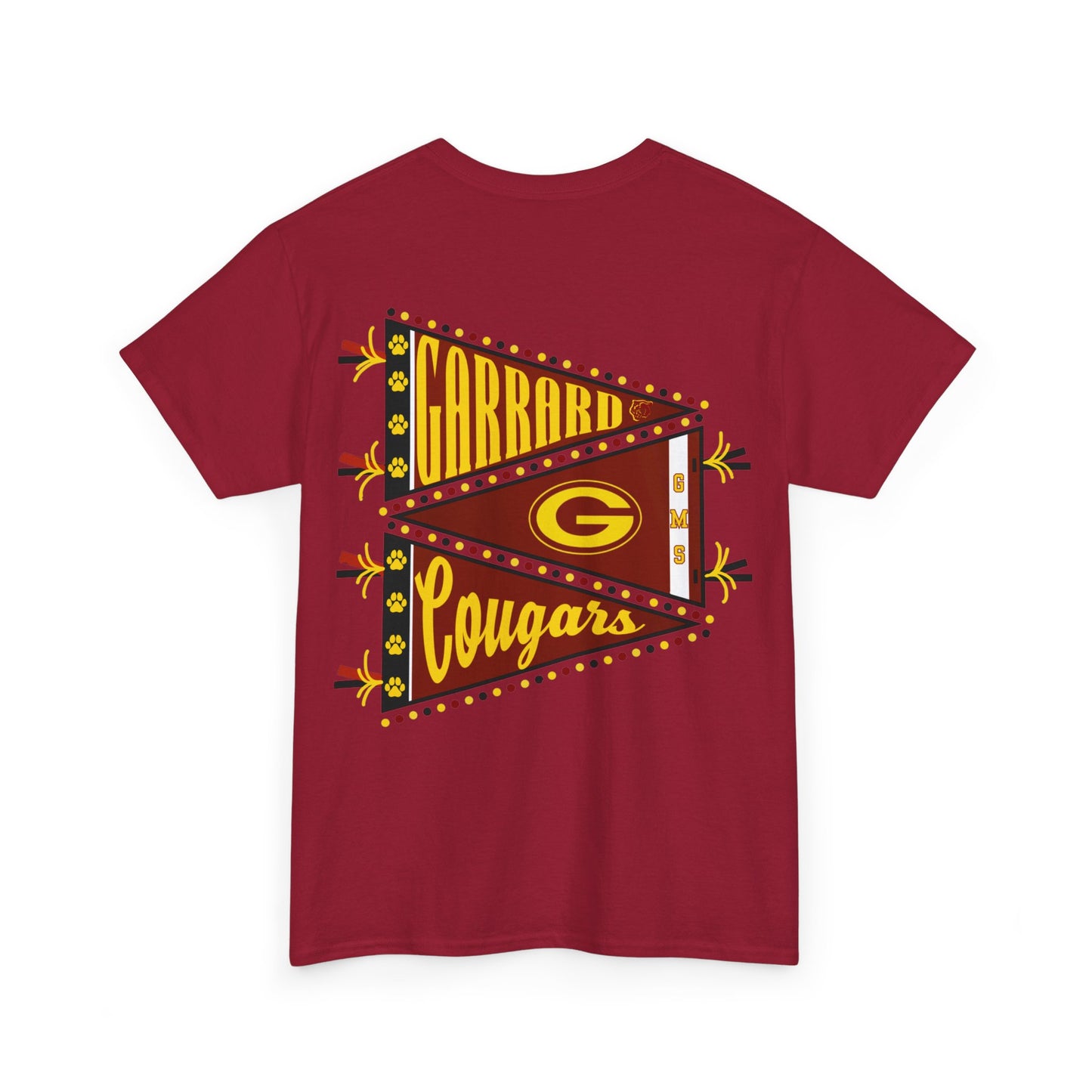 Garrard Middle Cougars Pride T-Shirt (Front & Back)