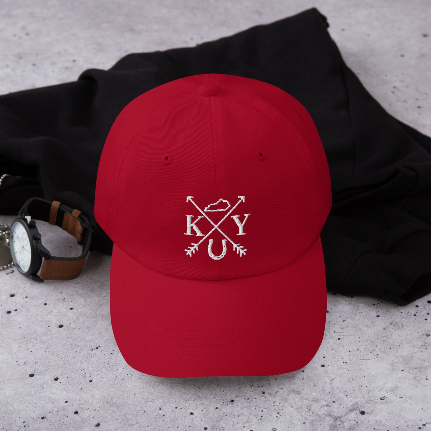 Embroidered Kentucky Baseball Hat