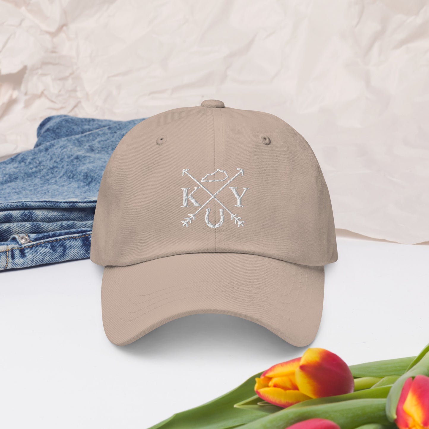 Embroidered Kentucky Baseball Hat