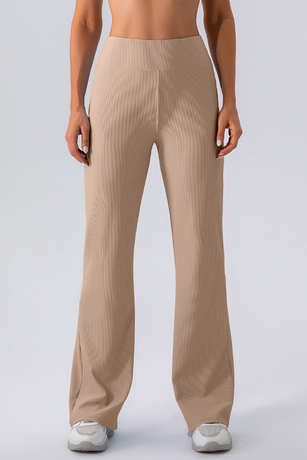 High Waist Straight Flare Active Pants