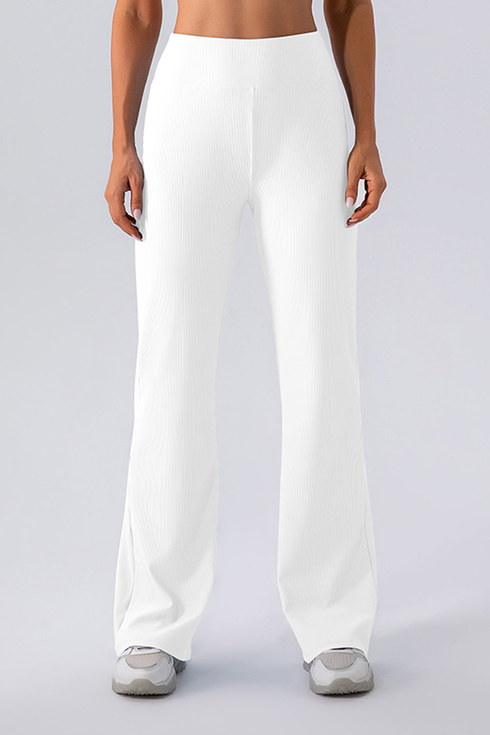 High Waist Straight Flare Active Pants