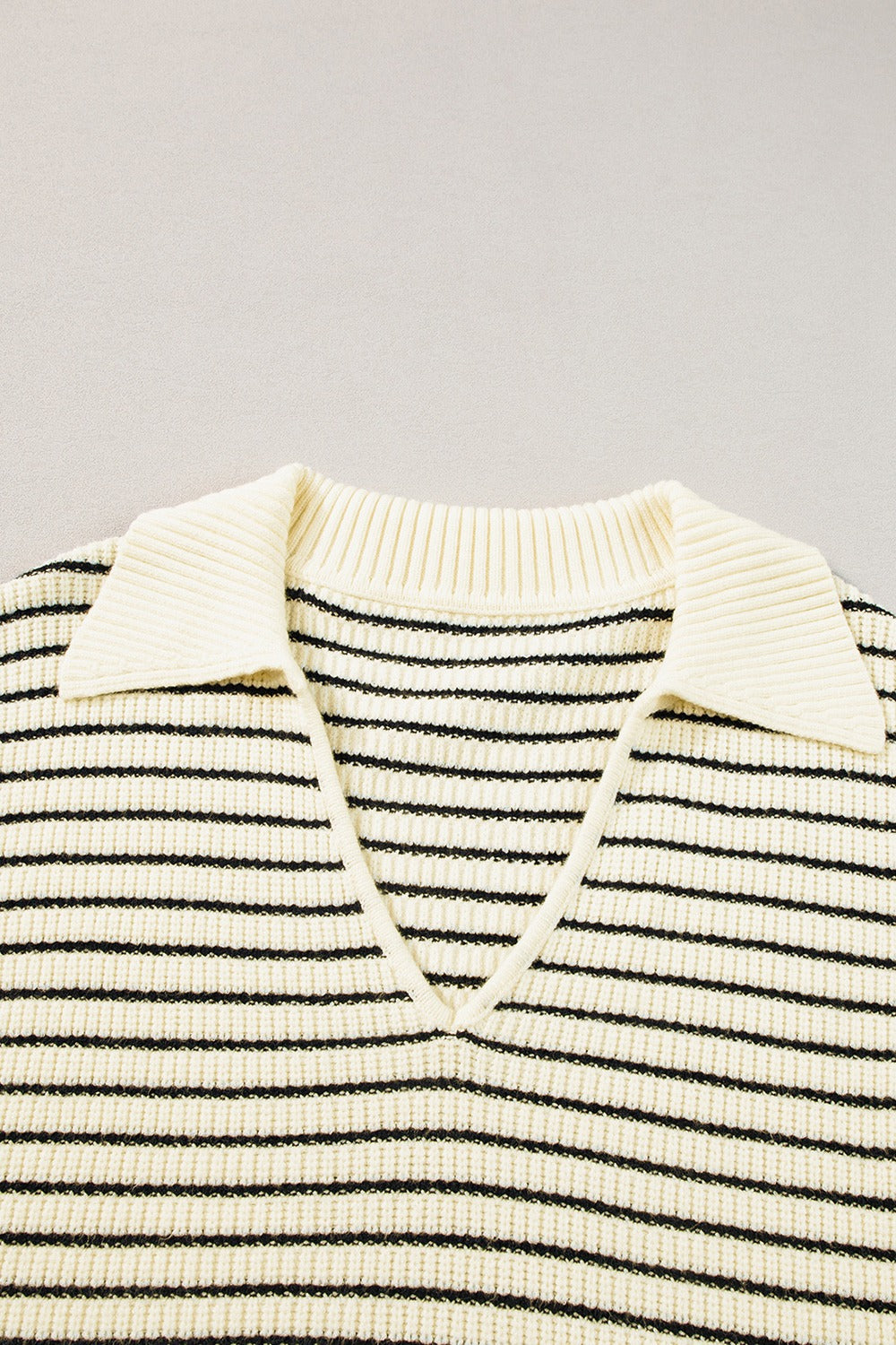 Striped Collared Neck Shirt