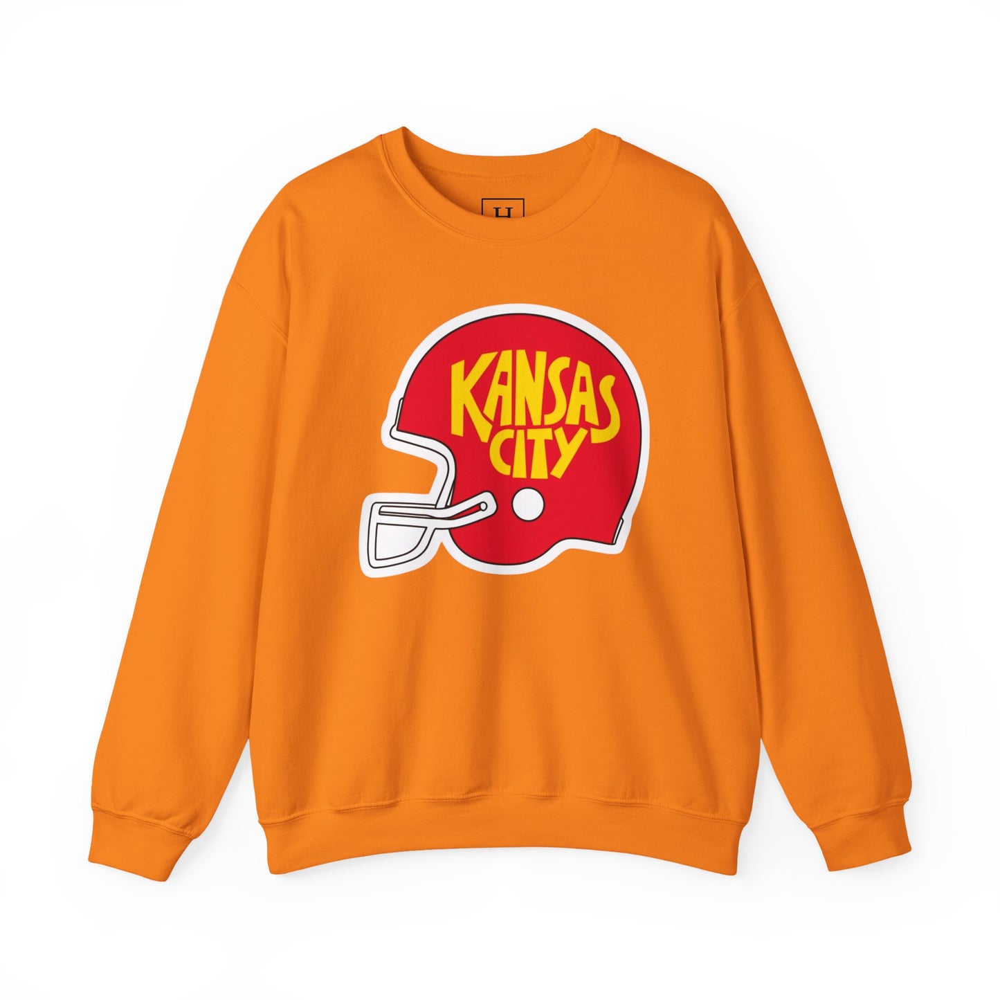 Game Day KS Chiefs Football Helmet - Unisex Sweatshirt