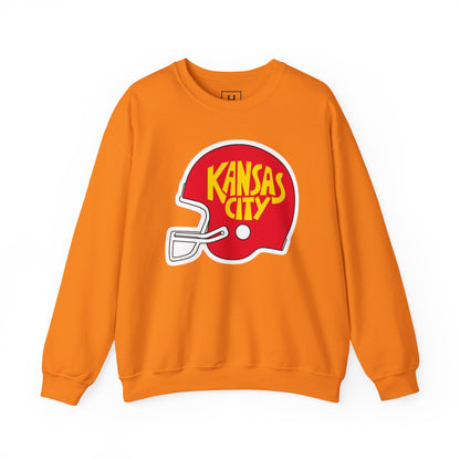 Game Day KS Chiefs Football Helmet - Unisex Sweatshirt