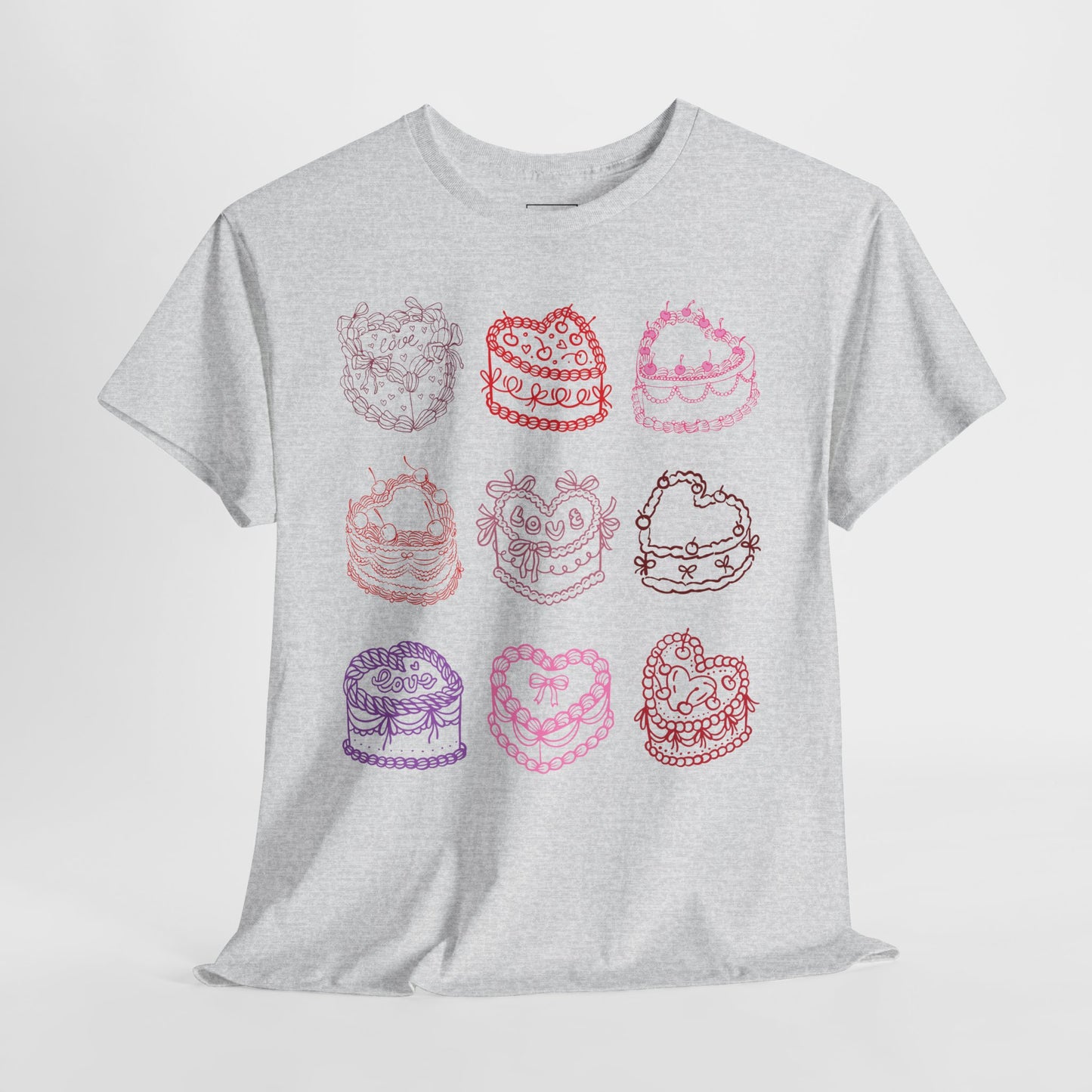 Coquette Cherry Bow Cake T-Shirt