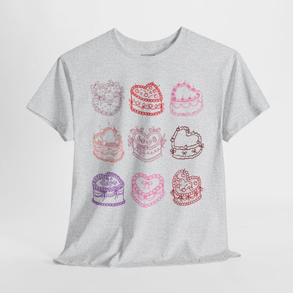 Coquette Cherry Bow Cake T-Shirt