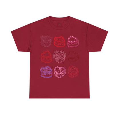 Coquette Cherry Bow Cake T-Shirt