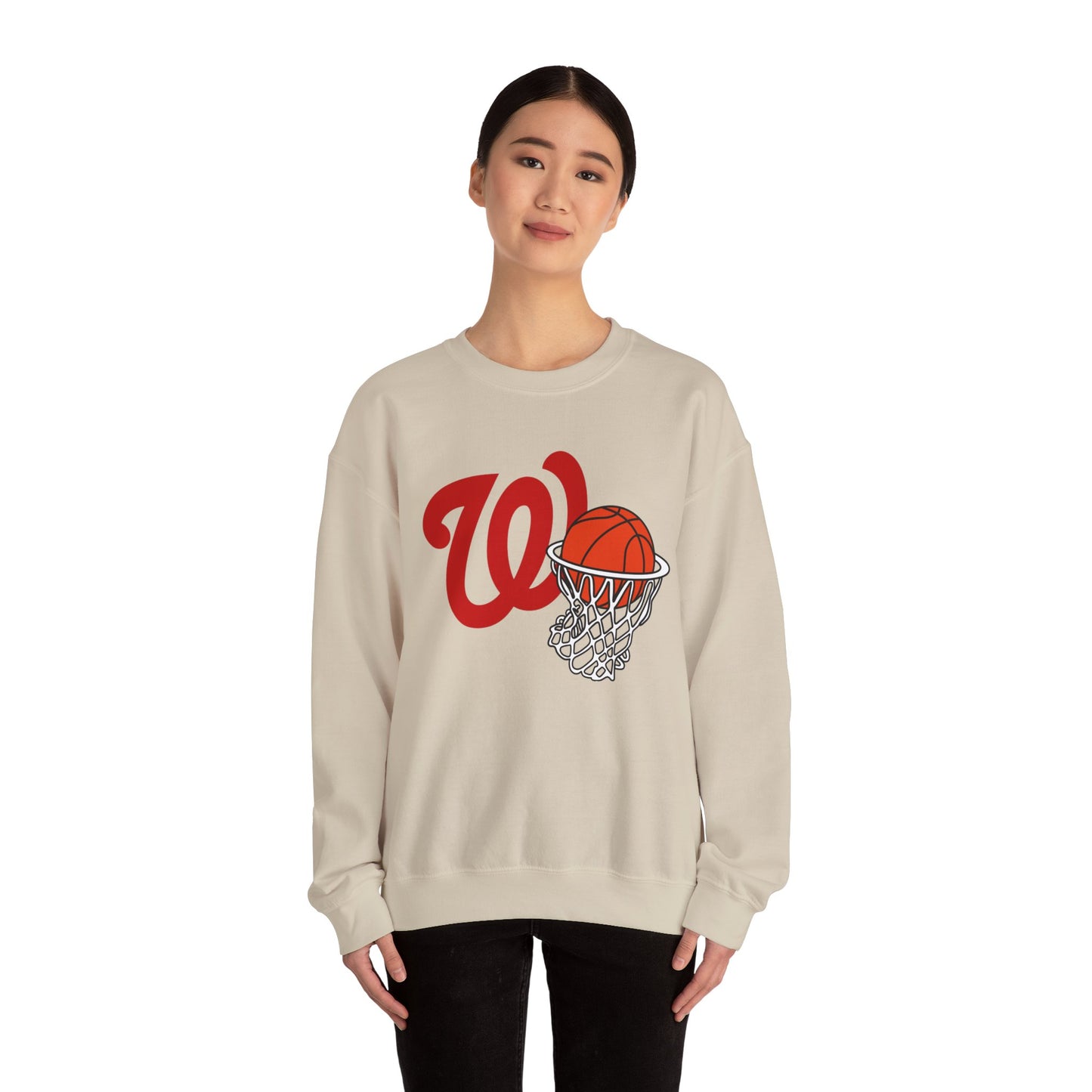 West Jessamine Logo & Basketball- Unisex Sweatshirt