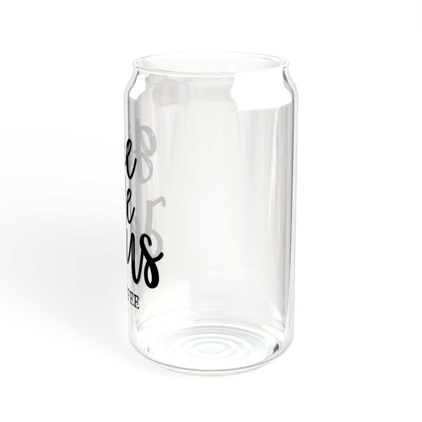Give Me Jesus and Coffee Christian Sipper Glass, 16oz