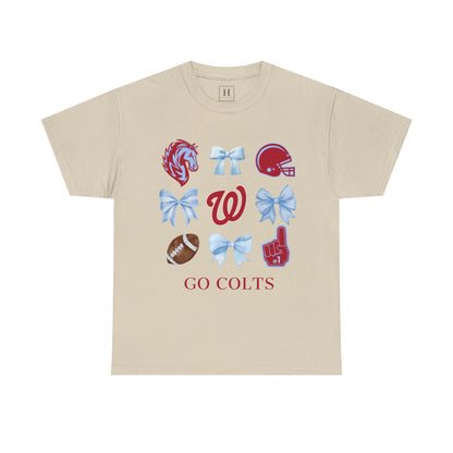 Coquette Football & Bows Unisex Tee - West Jessamine