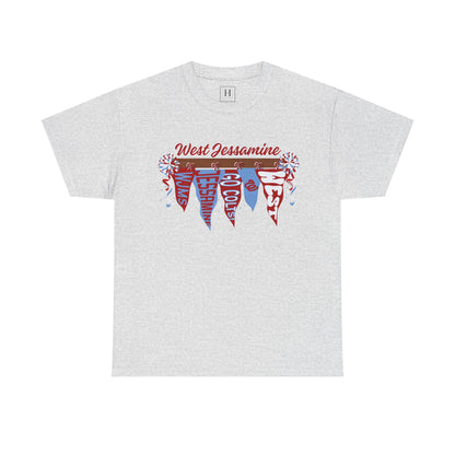 WJMS : West Jessamine Pennant Flags - Unisex Shirt