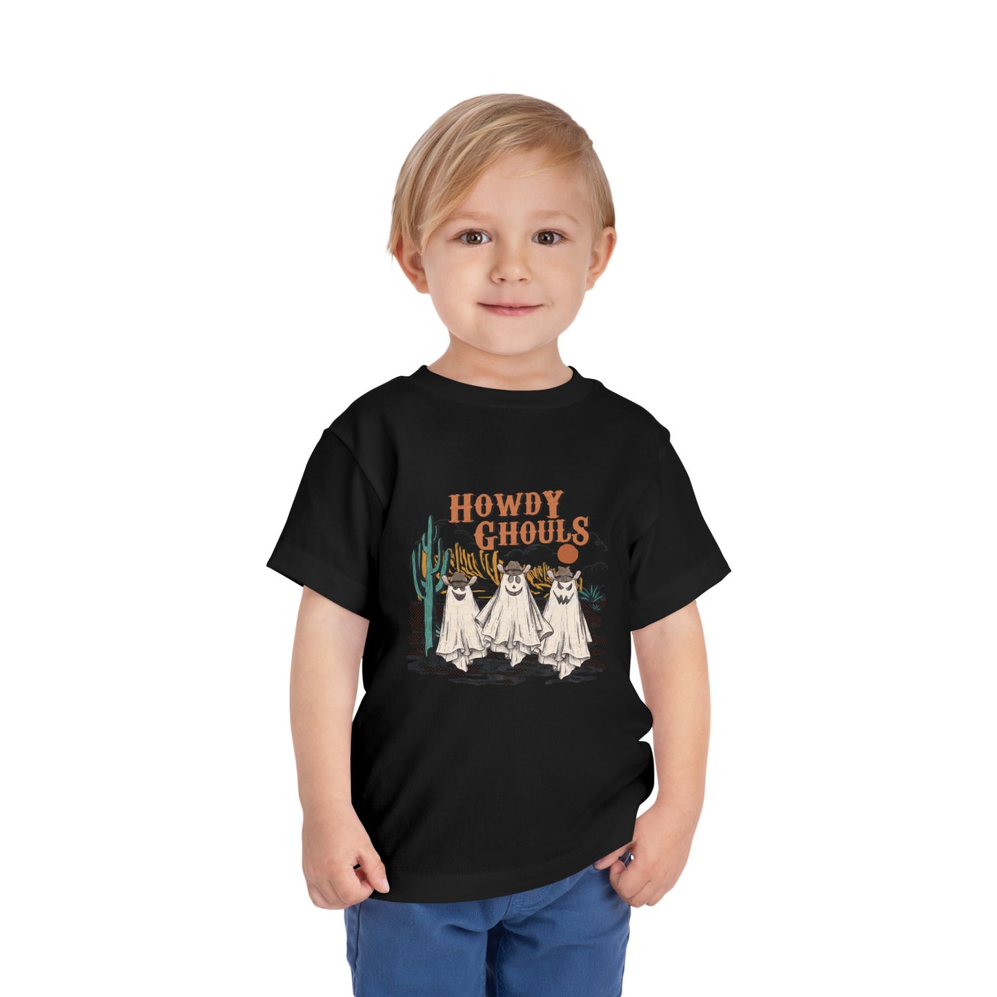 Toddler Howdy Ghouls Halloween T-shirt
