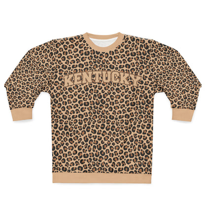 Kentucky Cheetah Print Sweatshirt — AOP Pullover