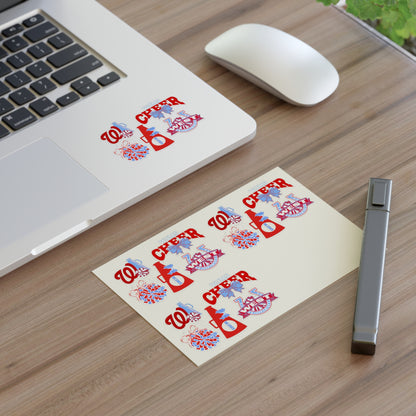 WJMS CHEER STICKERS (20 total)