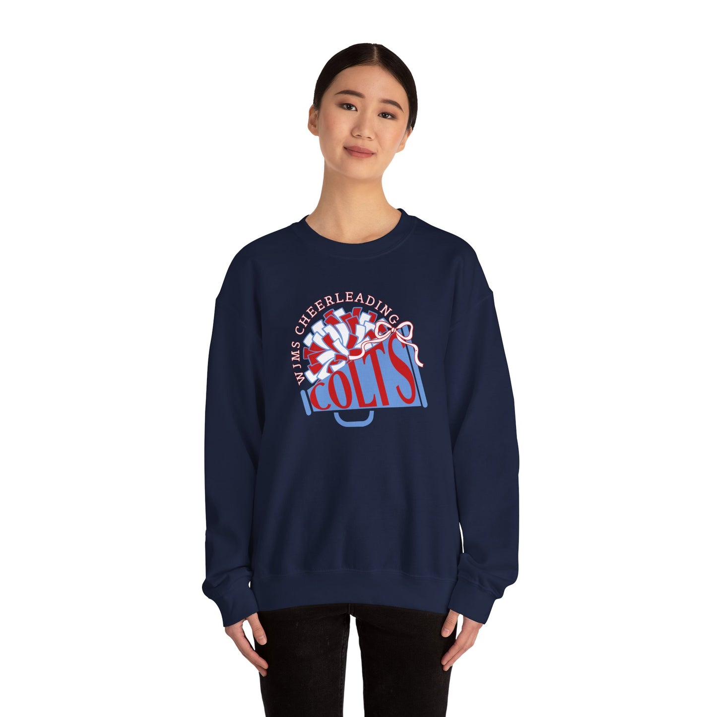 WJMS Cheerleading Megaphone Colts - Unisex Sweatshirt