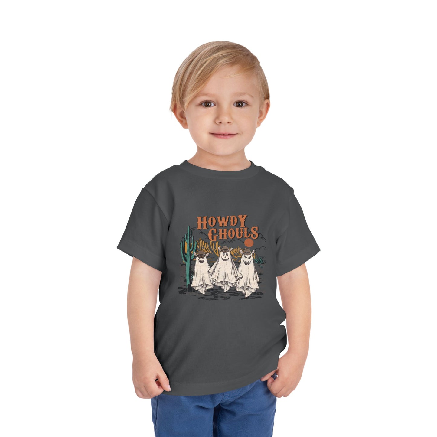 Toddler Howdy Ghouls Halloween T-shirt